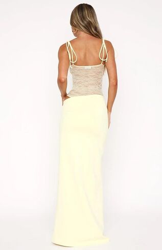 Women's Lace Splicing Cutout Maxi Dress Square Neck Sleeveless Bodycon Long Dress with Sheer Corset in Saudi Arabia