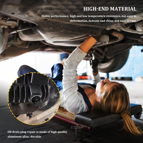 M14 × 1.5 قابس تصريف الزيت المغناطيسي ، قابس زيت ناقل الحركة ، مسمار صمام الصرف مع حشية غسالة سحق ، مجموعة إصلاح المكورات المصافرة بزيت الألومنيوم متوافقة مع GM Accord CRV in Kuwait