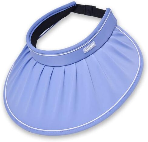Women Sun Visor Hat Adjustable Wide Brim Beach Sun Hat UV Protection Breathable Summer Visors Cap in Saudi Arabia