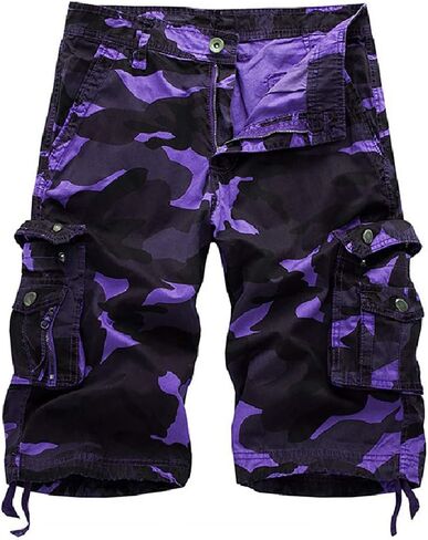 Men's Camouflage Cargo Shorts Camo Outdoor Work Short in Kuwait