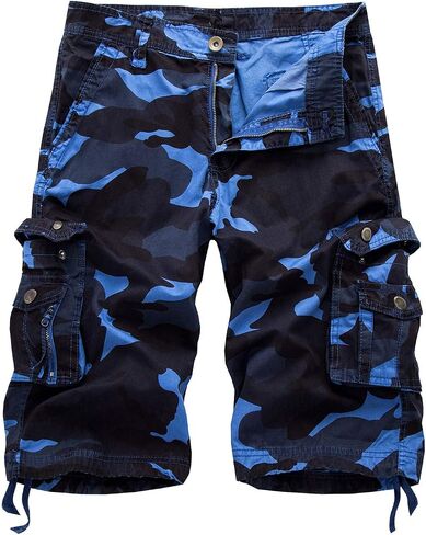 Men's Camouflage Cargo Shorts Camo Outdoor Work Short in Kuwait