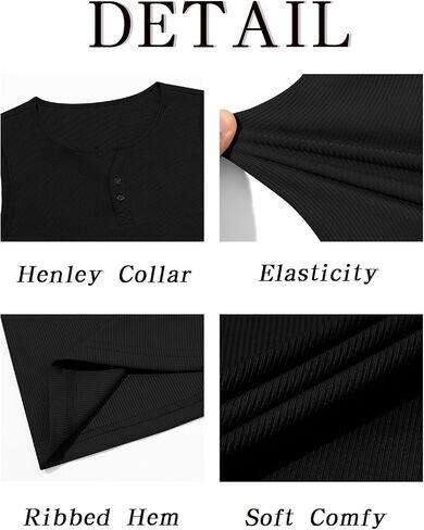 Runcati Mens Workout Tank Tops Summer Gym Muscle Ribbed Sleeveless Henley Shirt Casual Knitted Slim Fit Beach Tee in Saudi Arabia