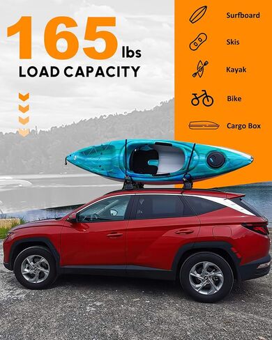 Snailfly Roof Rack Cross Bars Fit for Ford Escape 2020-2025 Cargo Carrier 165lbs Capacity Less Noise Crossbars Accessories in Saudi Arabia