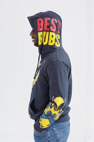 Marvel Deadpool و Wolverine Choy Fleece zip Up Hoodie أحجام (X -Small - 2XL) in Saudi Arabia