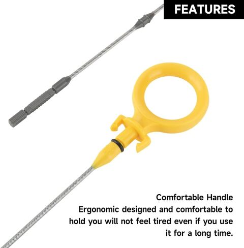 Engine Oil Dipstick Oil Level Dipstick - Compatible for Audi A3/A3 Quattro 2006-2008 for Audi TT Quattro 2008-2015 for Volkswagen GTI/Passat/Jetta 2006-2008 - Replace Part 06F115611F in Saudi Arabia