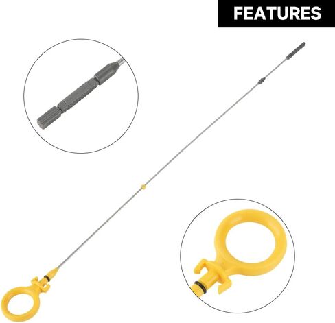 Engine Oil Dipstick Oil Level Dipstick - Compatible for Audi A3/A3 Quattro 2006-2008 for Audi TT Quattro 2008-2015 for Volkswagen GTI/Passat/Jetta 2006-2008 - Replace Part 06F115611F in Saudi Arabia
