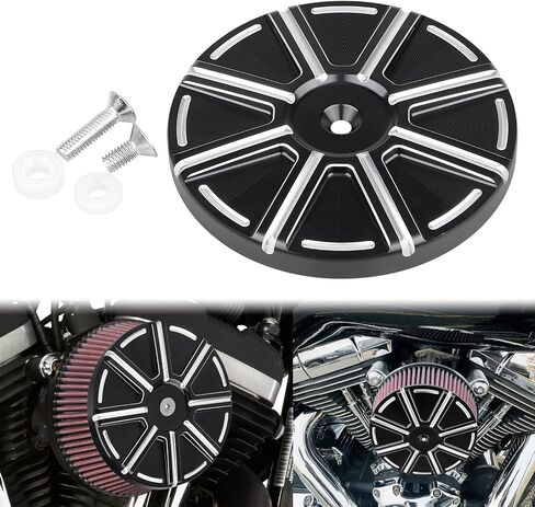 Aluminum CNC Black Stage 1 Big Sucker Air Cleaner Cover for Harley Dyna Sportster Softail Fatboy Touring Electra Glide Road King in Saudi Arabia
