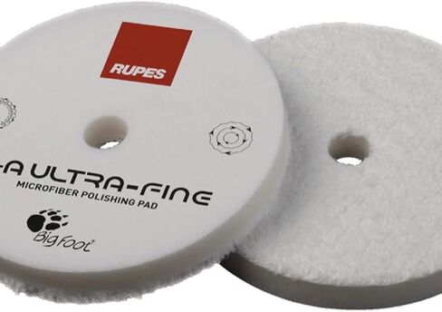 RUPES Ultrafine D-A Microfiber Pad (White) Ø 160mm, Single Pad in Saudi Arabia