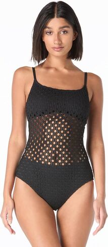 Carmen Marc Valvo Women's Standard Scoop Neck One Piece in Saudi Arabia