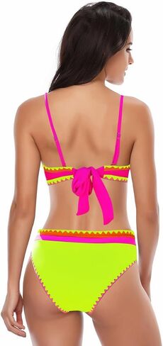 BAKINI BAKINI للسيدات Bikini Neon Color Block اثنين in Kuwait