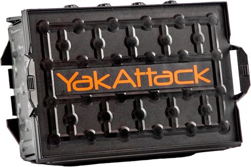 صندوق تخزين معدات الصيد YakAttack TracPak القابل للتكديس، سفينة حربية رمادية - صندوق واحد (SSO-1003-BG) | ملحقات صيد الكاياك in Saudi Arabia