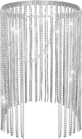 CHIC DIARY Rhinestone Waist Belts for Women Shiny Diamond Crystal Waist Belts Tassel Fringe Dress Belts for Prom Wedding in Kuwait