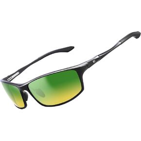 BIRCEN Night Vision Glasses for Driving, Anti Glare HD Al-Mg Frame Night Driving Glasses for Men and Women