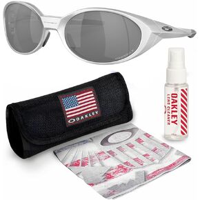 OAKLEY EYEJACKET REDUX OO9438 Rectangular Shape PRIZM Lens Sunglassess With Official Eyewear Kit Bundle