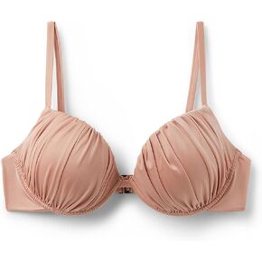 Woman's Push Up Swimsuit Shiny Satin