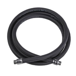 Husky CP12SW12 3/4" Male NPTF by 12' EagleFlex Softwall Black Gasoline Hose with Permanent Couplings, Made in USA
