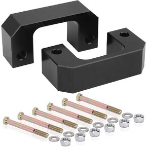 2.5 Inches Front Leveling Lift Kit Compatible with 2007-2023 Chevy Silverado 1500/ Avalanche 1500/ Suburban 1500/ Tahoe, GMC Sierra 1500/ Yukon/Yukon XL 1500 Lift Spacers (Package of 2pcs)