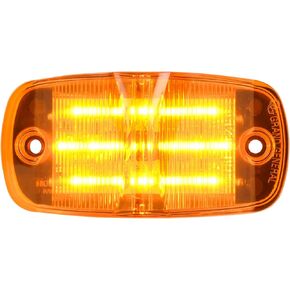 GG Grand General 75165 مستطيل العنبر/العنبر الزاوية العريضة 10 SMD ضوء علامة مع سلكين