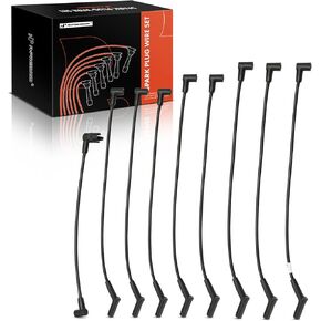 مجموعة سلك شرارة A-premium 9pcs تتوافق مع Ford F-250 1989-1996 ، F-350 1989-1997 ، F-53 Motorhome Hruckis ، F-Super Duty ، E-350 Econoline ، E-250 E-350 Econoline Club Wagon ، Econoline Super Duty