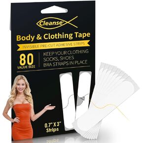 Strips Double Sided Tape for Clothes and Fashion, Clothing Tape to Keep Clothes in Place,Dress Tape Fabric to Skin Heavy Duty