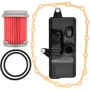 Auto Transmission Filter & Pan Gasket Kit Compatible with Honda Civic (14-19) FIT (15-19) HRV (16-19), Replace 21814-5T0-000 25420-5T0-003 25450-P4V-013