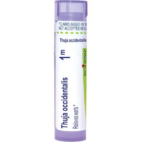 Boiron Thuja Occidentalis 1M Homeopathic Medicine for Warts - 80 Pellets