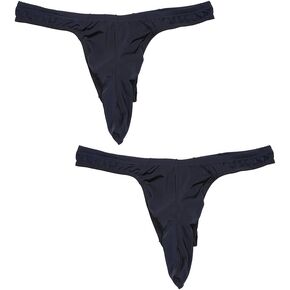 COMLIFE Mens Elephant Nose Pouch Underwear Ice Silk Ultra Thin Undies