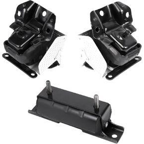 3PCS Engine Motor & Trans Mount Set Fit for 2007-2013 Chevy Suburban 1500 & Avalanche & Escalade EXT & Yukon XL 1500, Fit for 2008-2011 Silverado 1500 Automatic Motor Mount Replace# A2638 A5365 A5365