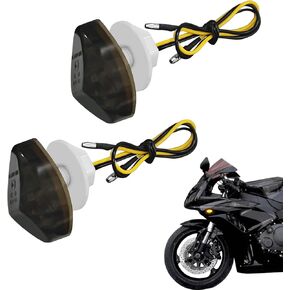 2pcs دراجة نارية LED إشارات ل honda ، وميض جبل amber flush ، inwardal 12v مؤشرات دراجة نارية الأمامية أضواء متوافقة مع honda cbr1000rr cbr600rr cbr 600 f4i cbr900 cbr919