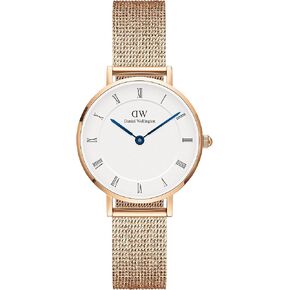 Daniel Wellington Roman Dial Watches for Women, Adjustable Women Watch