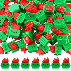 50 Pcs Mini Dumpster Fire Ornament Employee Appreciation Gifts Bulk Funny Thank You Gifts Resin Dumpster Figurines Desk Accessories for Team Coworkers Teacher (Green)