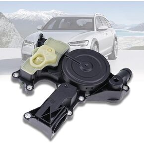 فاصل زيت PCV صمام الغلاف DARKASE VATE VALVE W/GASKET متوافق مع 2012-2018 Audi Quattro A4 A5 A6 Q5 Allroad 2.0T OE#06H103495AE 06H103495J 06H103495AK