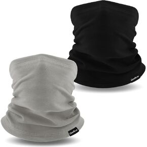 GoxRunx Winter Neck Gaiter Warmer Soft Fleece Face Mask Warm Face Scarf Cover for Cold Weather Skiing Outdoor Sports
