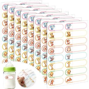 320 Pcs Baby Bottle Labels for Daycare, Name Labels for Daycare, Self Laminating, School Name Labels for Kids Waterproof Name Stickers Self Adhesive, Name Tags Stickers, Labels (Astronaut) in Kuwait