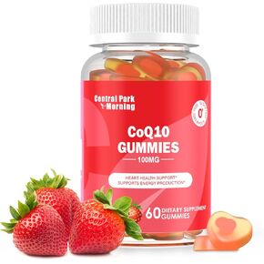 Coenzyme Q10 Supplement, CoQ10 Gummies Antioxidant for Heart Health Support & Energy