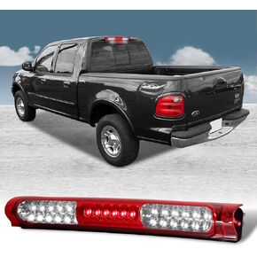 Guoord 3rd Third Tail Rear Brake Light Replacement For 1997 1998 1999 2000 2001 2002 2003 2004 F150 / 2004 Heritage Third Center Cargo Reverse Rear LED High Mount Brake Light Bar Taillight (Red)