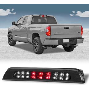 3rd Third Tail Rear Brake Light Replacement For 2007 2008 2009 2010 2011 2012 2013 2014 2015 2016 2017 2018 Toyota Tundra Third Center Cargo Reverse Rear LED 3rd Stop Bar Taillight (Black Smoke)