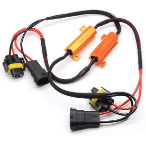 KATANA H11/H9/H8 LED Load Resistor,Anti Flicker Error Free For Fog Bulb, Pack of 2