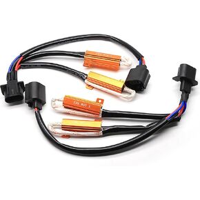 KATANA H13/9008 LED Load Resistor,Anti Flicker Error Free For Fog Bulb, Pack of 2