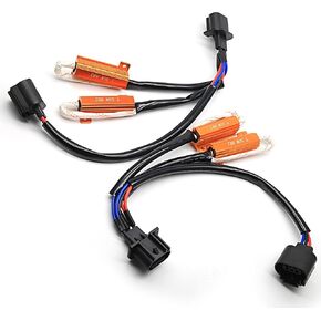 Cougar Motor H13 CANbus Resistor - Anti-Flickering Harness Fog Bulb Fast Hyper Flash Blink Error Code Warning Cancellor(2 PCS)