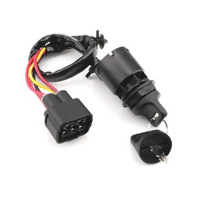 Ignition Switch with Keys Fit for Honda Pioneer 700 SXS700M2/700-4 SXS700M4 2014-2022 Fit for Honda Pioneer 700 SXS700M2D Deluxe/700-4 SXS700M4D Deluxe 2017-2022 Replace 35100-HL3-A01