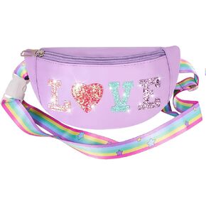 Fanny Pack Belt Bag Crossbody Bags For Women Birthday Gifts For 4 5 6 7 8 9 10 Year Old Girl Birthday Bags For Kids Teen Girl Stuff Cute Stuff Fanny Pack For Girls