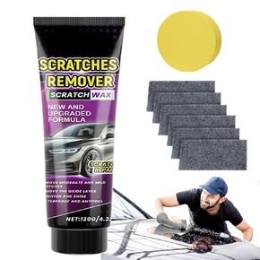 مجموعة مزيل خدش Clits Scratch Nano Sparkle ، مزيل خدش السيارات ، قماش Nano Sparkle ومعجون خدش السيارات ، مزيل Scratch Cleaning Cleaning لإصلاح الخدش العميق