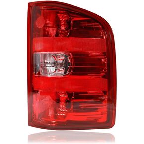 Left Tail lights Assembly Compatible with 2007-2013 Chevy Silverado 1500 2500HD 3500HD GMC Sierra 2500HD 3500HD Taillights Rear Light
