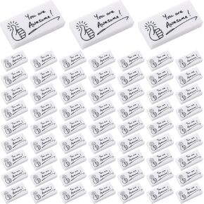 Fuutreo Pencil Erasers White Erasers You are Awesome Small Eraser Inspirational Bulk Erasers Cool Student Eraser for Kids Students Drawing Office Writing Supplies Classroom School Prizes(100 Pcs)