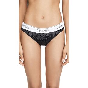 Calvin Klein Underwear Women's Modern Cotton Bikini Panties, Black, S