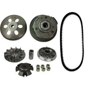 RedCap 150cc 125cc GY6 Clutch Variator Drive Assembly Belt Kit for Scooter Moped Go Kart ATV UTV TaoTao Roketa SunL Ice Bear Vitacci 152QMI 157QMJ Transmission Rebuild Long Case (Belt 835-20-30)