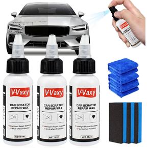 2PC V-Vaxy Car Scratch Repair Wax, V-Vaxy Car Paint Scratch Repair, Ultimate Paint Restorer,v-Vaxy Shiny Cars Painting Restorer AUTO Accessory Multi-Effect Protection