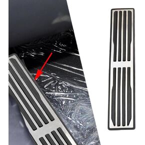Stainless Steel Foot Rest Pedal Cover Compatible With Jaguar XE XF XJL F-Pace F-Type Interior Accessories Footrest Pad Anti-slip Plate