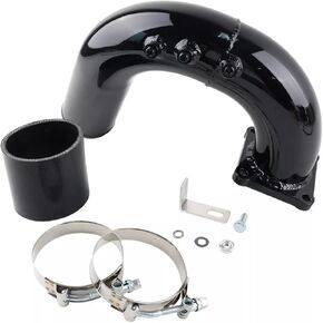 High Flow Intake 3" Elbow Tube Fits 2003 2004 2005 2006 2007 Dodge Ram 2500 3500 5.9L Cummins Diesel Black
